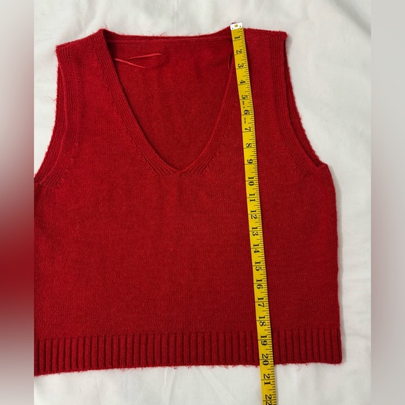 Zara Women’s cropped knit vest Size M - Picture 5 of 6